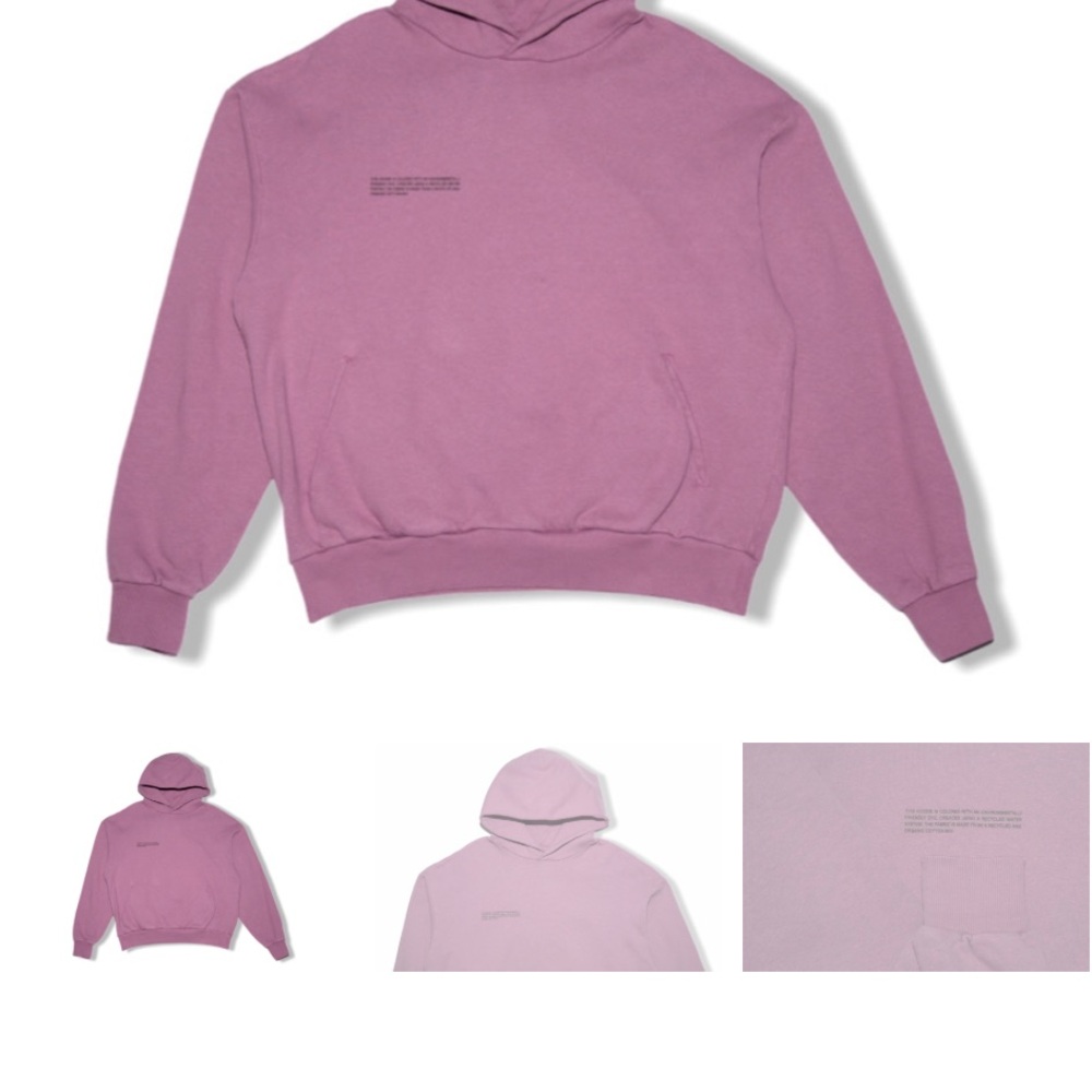 Pangaia Plum Purple sweatshirt and shorts set